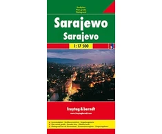 KNYGA Freytag, Berndt und Artaria. Sarajevo Map 1:17.500