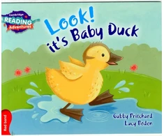 KNYGA Gabby Pritchard Cambridge Reading Adventures Look! It's Baby Duck Raudona Band