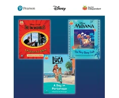 KNYGA Gemma Bagnall Pearson Bug Club Disney Year 1 Pack A, including decodable phonics readers for phase 5: Finding The Incredibles: A Project for Edna, Moana: The Very Shiny Crab, Luca: A Day in Portorosso