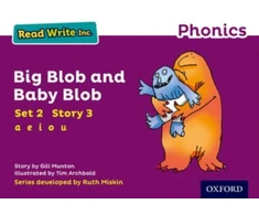 KNYGA Gill Munton Read Write Inc. Phonics: Big Blob and Baby Blob (Violetinė Set 2 Storybook 3)
