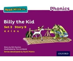 KNYGA Gill Munton Read Write Inc. Phonics: Billy the Kid (Violetinė Set 2 Storybook 9)