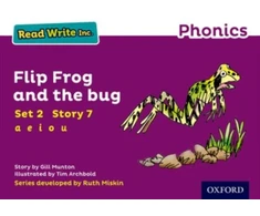 KNYGA Gill Munton Read Write Inc. Phonics: Flip Frog and the Bug (Violetinė Set 2 Storybook 7)