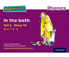 KNYGA Gill Munton Read Write Inc. Phonics: In the Bath (Violetinė Set 2 Storybook 10)