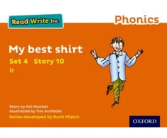 KNYGA Gill Munton Read Write Inc. Phonics: My Best Shirt (Oranžinis Set 4 Storybook 10)