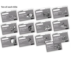 KNYGA Gill Munton Read Write Inc. Phonics: Pilkas Set 7 Core Juodas &amp; Baltas Storybooks (Pack of 130)