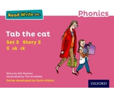 KNYGA Gill Munton Read Write Inc. Phonics: Tab the Cat (Rožinė Set 3 Storybook 2)