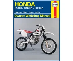 KNYGA Haynes Manuals Inc. Editors Honda XR250L, XR250R &amp; XR400R (86 - 04)