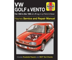 KNYGA Haynes VW Golf &amp; Vento Petrol &amp; Diesel (Feb 92 - Mar 98)
