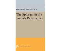 KNYGA Hoyt Hopewell Hudson Epigram in the English Renaissance