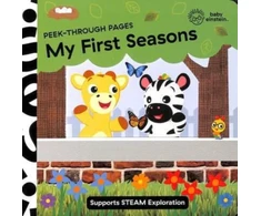 KNYGA I Kids P Baby Einstein Peek Through Pages My First Seasons Novelty Board Book