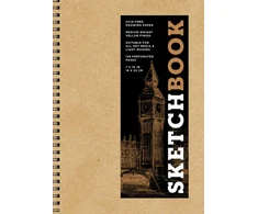 KNYGA Inc Sterling Publishing Co. Sketchbook (basic medium spiral Kraft)