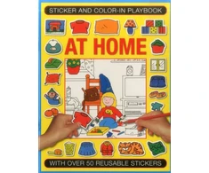 KNYGA Isabel Clark Sticker and Colour-in Playbook: at Home