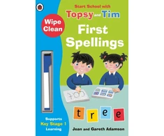KNYGA Jean Adamson Wipe-Clean First Spellings: Start School with Topsy and Tim