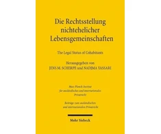 KNYGA Jens M Scherpe Die Rechtsstellung nichtehelicher Lebensgemeinschaften - The Legal Status of Cohabitants
