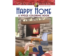 KNYGA Jessica Mazurkiewicz Creative Haven Happy Home: a Hygge Coloring Book