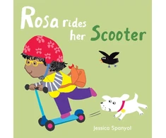 KNYGA Jessica Spanyol Rosa Rides her Scooter