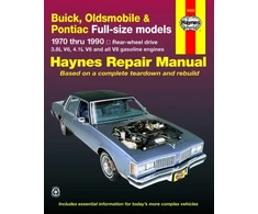KNYGA John Haynes Buick, Oldsmobile &amp; Pontiac full-size RWD petrol (1970-1990) Haynes Repair Manual (USA)
