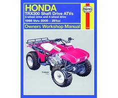 KNYGA John Haynes Honda TRX300 Shaft Drive ATVs (88 - 00) Haynes Repair Manual