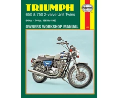 KNYGA John Haynes Triumph 650 &amp; 750 2-Valve Unit Twins (63 - 83)