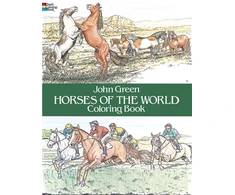 KNYGA John Horses of the World Colouring Book