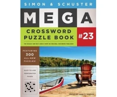 KNYGA John M Samson Simon &amp; Schuster Mega Crossword Puzzle Book #23