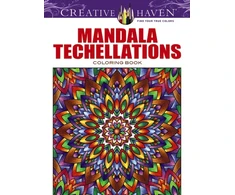 KNYGA John Wik Creative Haven Mandala Techellations Coloring Book