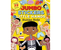 KNYGA Jomike Tejido Jumbo Stickers for Little Hands: Human Body