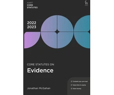 KNYGA Jonathan Mcgahan Core Statutes on Evidence 2022-23