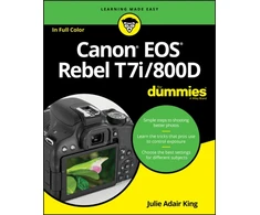 KNYGA Julie Adair King Canon EOS Rebel T7i/800D For Dummies