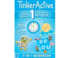 KNYGA Justin Krasner TinkerActive 1st Grade 3-in-1 Workbook