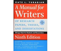 KNYGA Kate L Turabian Manual for Writers of Research Papers, Theses, and Dissertations, Ninth Edition