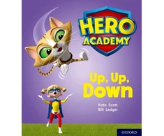 KNYGA Kate Scott Hero Academy: Oxford Level 4, Light Mėlyna Book Band: Up, Up, Down