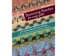 KNYGA Kathy Seaman Shaw Stunning Stitches for Crazy Quilts