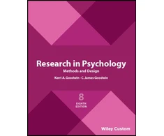 KNYGA Kerrl A Goodwin Research in Psychology Methods and Design 8e