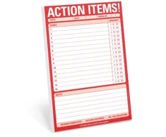 KNYGA Knock Knock Action Items Pad