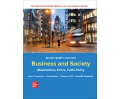 KNYGA LAWRENCE Business and Society: Stakeholders Ethics Public Policy ISE