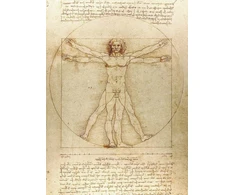 KNYGA Leonardo Da Vinci Vitruvian Man Notebook