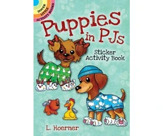 KNYGA Linda Hoerner Puppies in PJs Sticker Activity Book