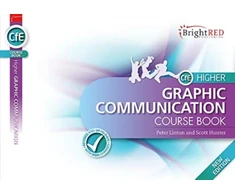 KNYGA Linton Hunter BrightRED Course Book CfE Higher Graphic Communication - New Edition