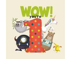 KNYGA Lucy Tapper WOW! You're One birthday book