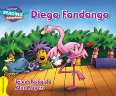 KNYGA Lynne Rickards Cambridge Reading Adventures Diego Fandango Geltona Band