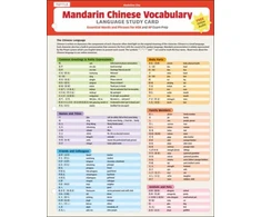 KNYGA Madeline Chu Chinese Vocabulary Language Study Card
