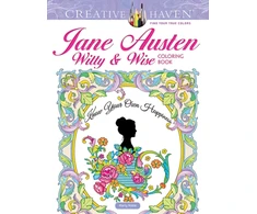 KNYGA Marty Noble Creative Haven Jane Austen Witty &amp; Wise Coloring Book