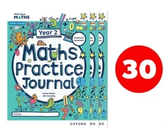 KNYGA Mary Kate Connolly Baltas Rose Maths Practice Journals Year 2 Workbooks: Pack of 30