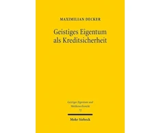 KNYGA Maximilian Decker Geistiges Eigentum als Kreditsicherheit