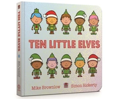 KNYGA Michael Brownlow Ten Little Elves Board Book