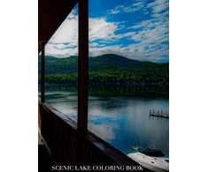KNYGA Michael Huhn Scenic Lake template Coloring Book sir Michael limited edition