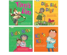 KNYGA Monica Hughes Learn to Read at Home with Bug Club Phonics: Pack 1 (Pack of 4 fiction books)