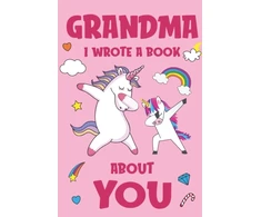 KNYGA Nana Unicorn Books Grandma I Wrote A Book About You