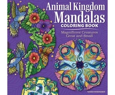 KNYGA Nanna Rosengren Animal Kingdom Mandalas Coloring Book